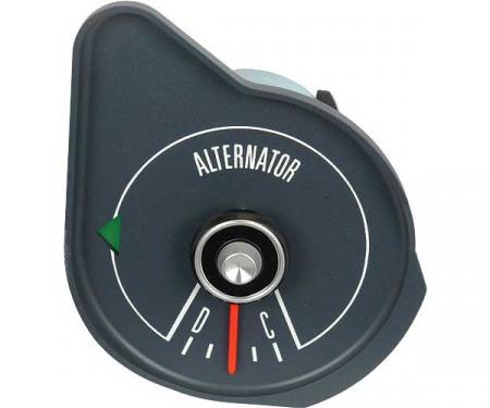 Ford Mustang Amp Gauge - With Gray Face - Replaces Stamping# C9ZF-10671