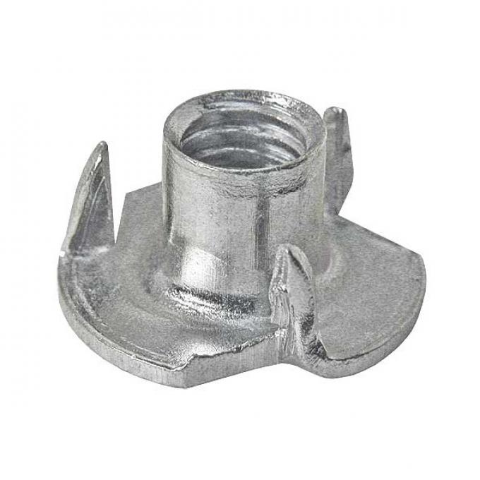 T Nut - 5/16-18 - Spiked Flange - Zinc