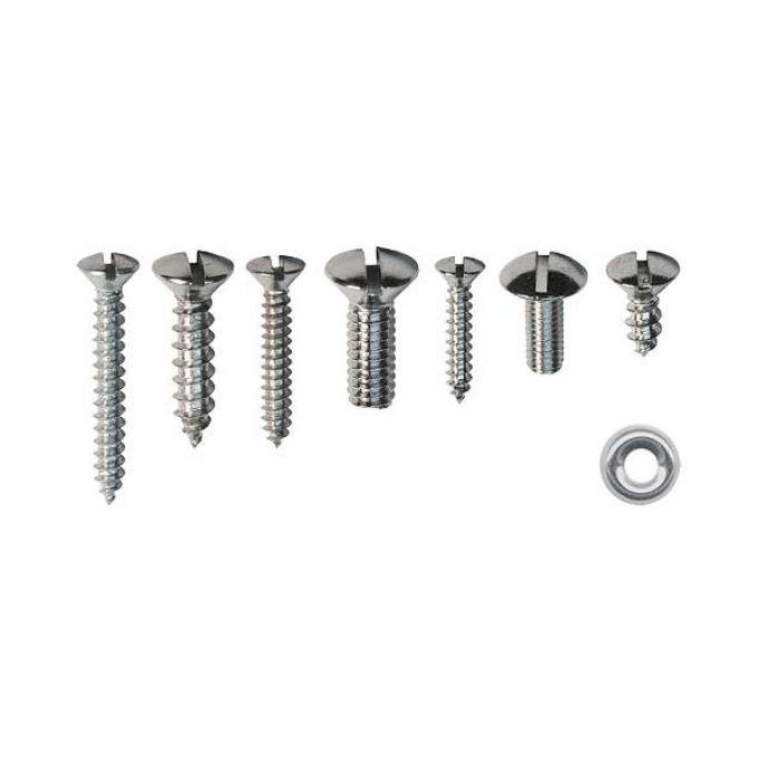 Interior Trim Screw Kit - Ford Convertible - 64 Pieces