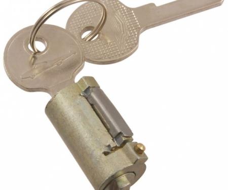 Ford Thunderbird Trunk Lock Cylinder, Includes 2 Keys, No Longer Includes The Cover, 1961-63