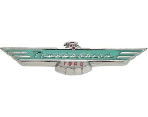 Ford Thunderbird Dash Nameplate, Thunderbird, On Dash, 1956-57