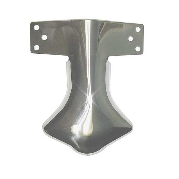 Exhaust Deflector - Stainless Steel - Plain