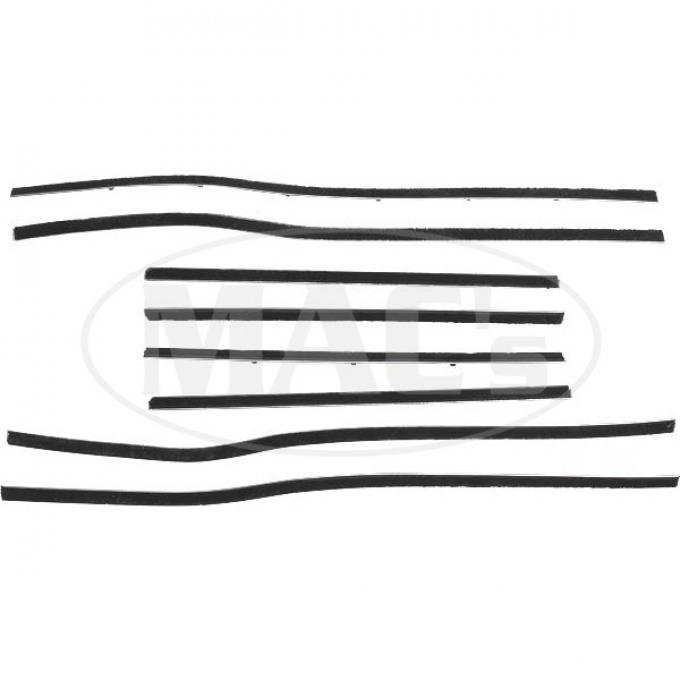 PUI 59 EDSEL 4 DR SEDAN WINDO 200639 | Belt Weatherstrip Kit, 1959 Ranger and Corsair 4 Door Sedan