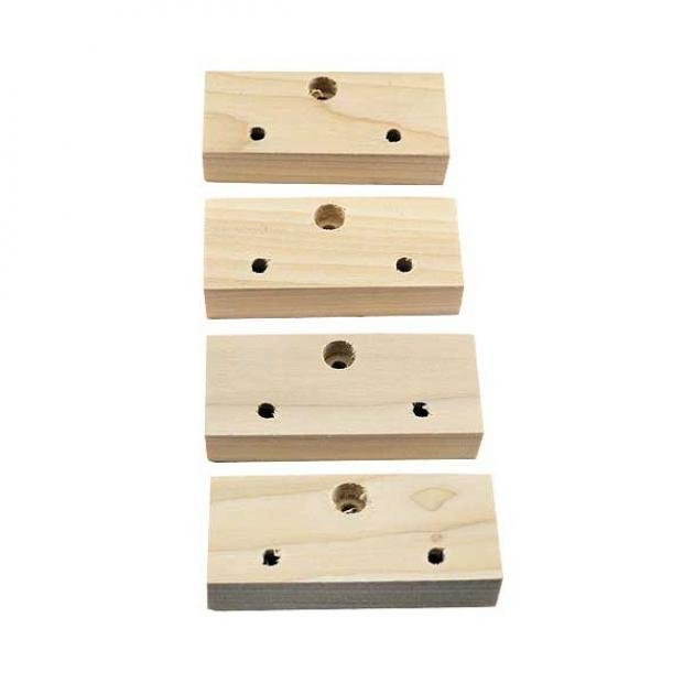 Model A Ford Hood Shelf Block Set - Wood Only - 4 Pieces | Blue Oval ...