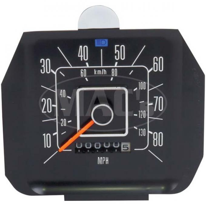 F-Series Truck/Bronco Speedometer Gauge, Orange Needle, 1977-1979