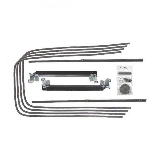 Front Window Channel Kit - Ford Tudor Sedan & Ford Coupe Sedan (Large Door)