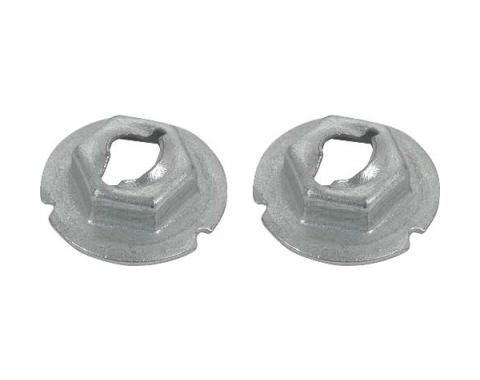 Ford Thunderbird Trunk Lock Retainer Hardware Set, 2 Pieces, 1961-63