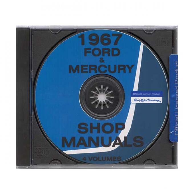 Ford and Mercury Car Shop Manual CD - For Windows OperatingSystems Only