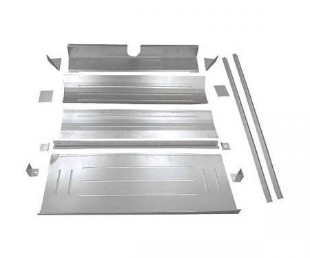 Trunk Floor Kit - 15 Pieces - With Ribs Stamped For Extra Support - Ford Coupe