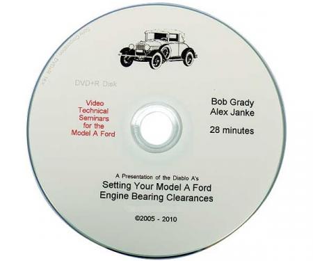 Model A Technical Help DVD - Setting Engine Bearing Clearances - 28 Minutes