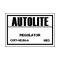 Voltage Regulator Decal - With Air Conditioning - Autolite