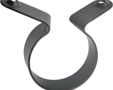 Temperature Gauge Strap - Steel - Powder-coated - Black - For Round Style Speedometer