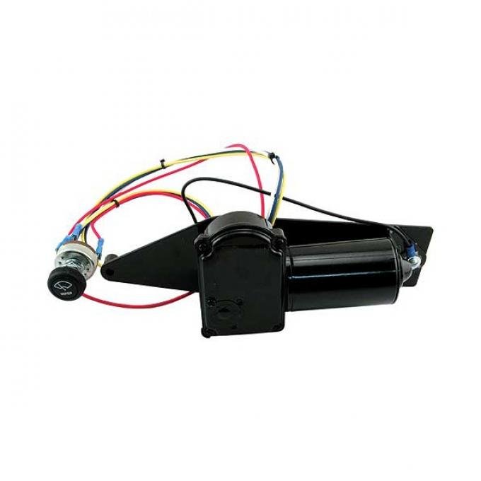 Windshield Wiper Motor Conversion Kit - Electric 2-Speed Motor - Falcon & Comet