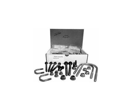 Master Chassis Bolt Kit, 289, Drum Brakes, Fairlane, 1967