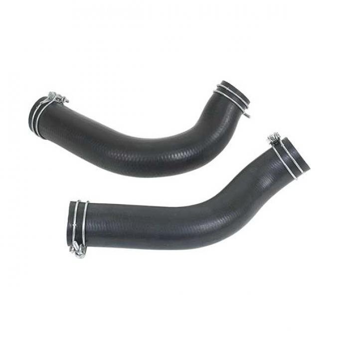 Ford Mustang Radiator Hose Set - 2 Hoses - Script - For 20 Radiator - 302 Or Boss 302 Or 351W V-8