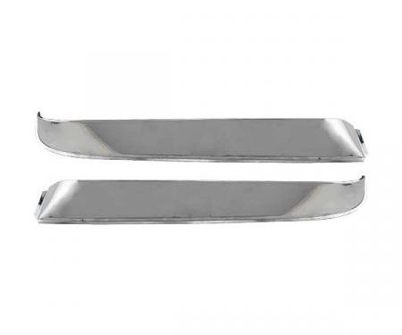 Ford Pickup Truck Window Shades - Polished Stainless Steel