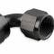 Mr. Gasket -10 an 90 Degree Swivel Hose End, Black 229010-BL