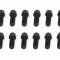 Mr. Gasket Header Bolts -3/8-16 X 1 Inch Hex Head, Black Oxide 917