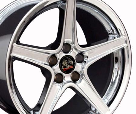 OE Replica Wheels FR06B - 18" Replica Wheel FR06B Fits Ford Mustang Saleen Rim 18x9 Chrome Wheel FR06B-18090-5450-24C