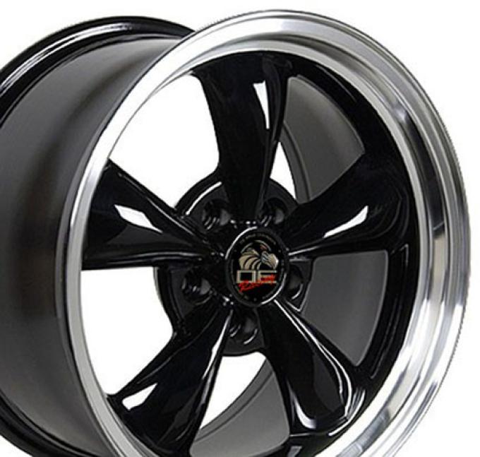 OE Replica Wheels FR01 - 17" Replica Wheel FR01 Fits Ford Mustang Bullitt Rim 17x9 Black Wheel FR01-17090-5450-24BM