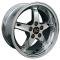 OE Replica Wheels FR04B - 17" Replica Wheel FR04 Fits Ford Mustang Cobra Rim 17x9 Chrome Wheel FR04B-D17090-5450-24C