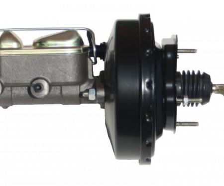 Leed Brakes 9 inch power brake booster with bracket, 1 inch bore master cylinder (Black) 034