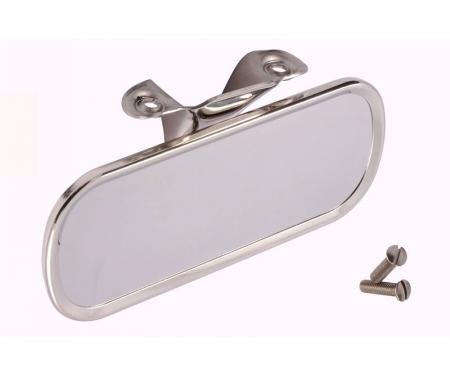 Dennis Carpenter Rear View Mirror - Stainless - 1940-52 Ford Truck, 1947-48 Ford Car   6A-17682-SS