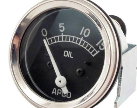 Apco Oil Pressure Gauge 0-15 Lbs A-6602