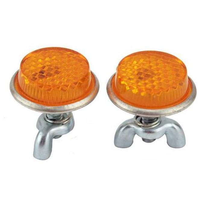 Amber Reflector License Bolts A-13409