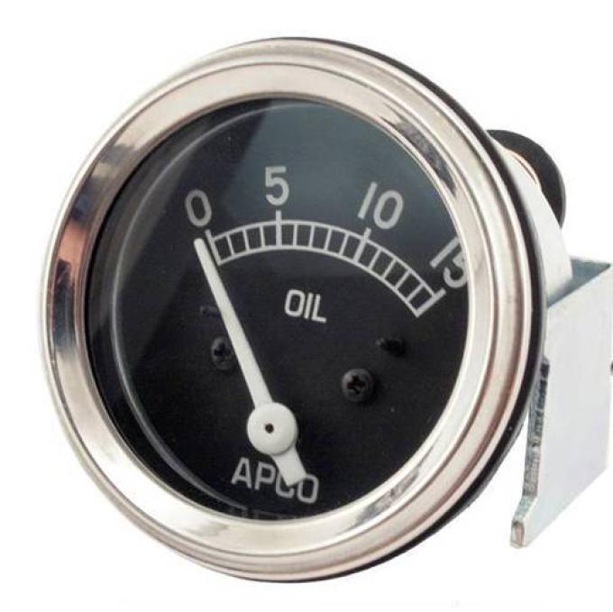 Apco Oil Pressure Gauge 0-15 Lbs A-6602