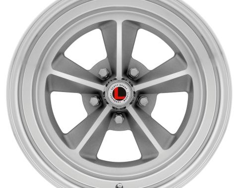 Legendary Wheels 1964-1973 Ford Mustang 15 X 7 Legendary GT9 Alloy Wheel, 5 on 4.5 BP, 4.25 BS, Natural LW69-50754C