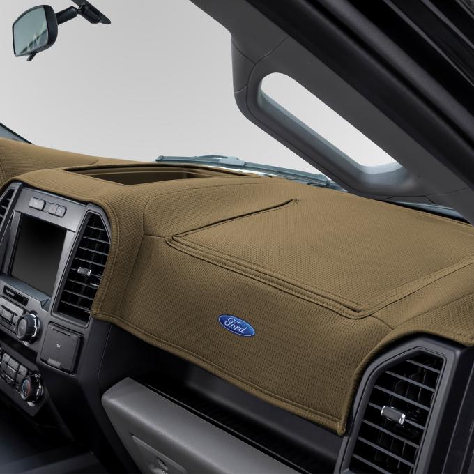 Covercraft 2015-2020 Ford F-150 Ford Official Licensed Limited Edition Custom DashMat, Beige 62092DF24-00-23