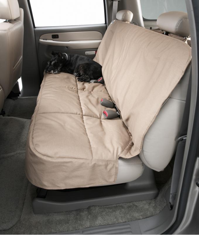 Covercraft Canine Covers Semi-Custom Rear Seat Protector, Polycotton Gray  DSC3021GY Blue Oval Classics