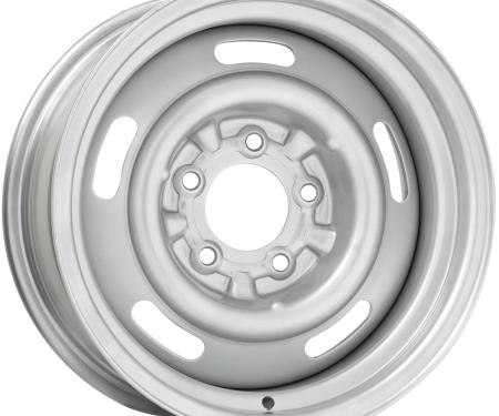 Wheel Vintiques 15x8 Corvette Style Rallye Silver 5x4.75" bolt 4.50" backspace 30-5834042