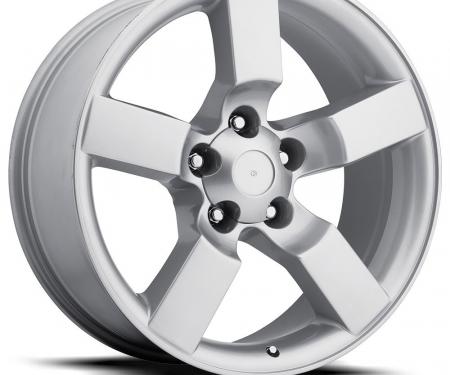 Factory Reproductions Ford Lightning Wheels 20X9 5X135 +8 HB 87 2001 Ford Lightning Silver With Cap FR Series 50 50090083504