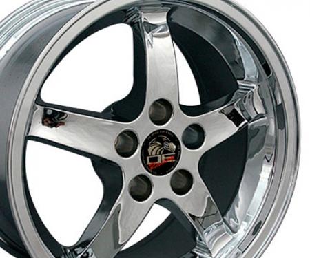 17" Fits Ford - Mustang Cobra R Wheel - Chrome 17x9