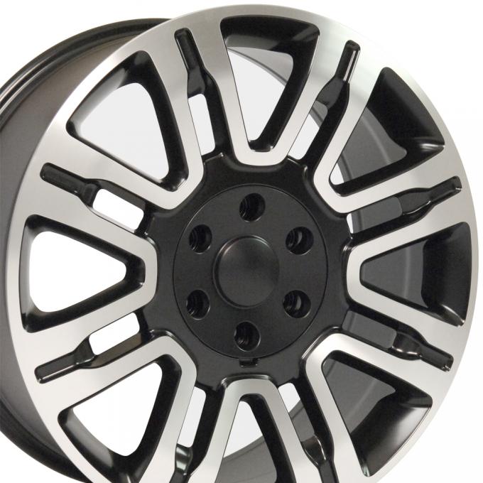 20" Wheel Replica fits Ford Expedition - Matte Black with a Machined Face 20x8.5 SN