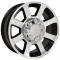 20" Fits Ford - F250-F350 Wheel Replica - Satin Black Machined Face 20x8