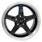 17" Fits Ford - Mustang Cobra R Wheel - Black 17x9