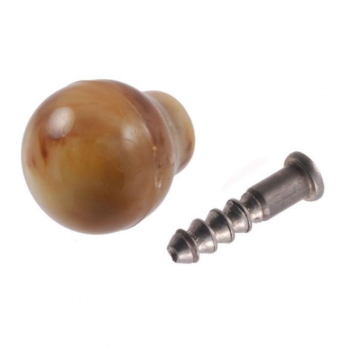 Dennis Carpenter Window Crank Handle Knob - Brown Marble - 1932-34 Ford Car B-7023345