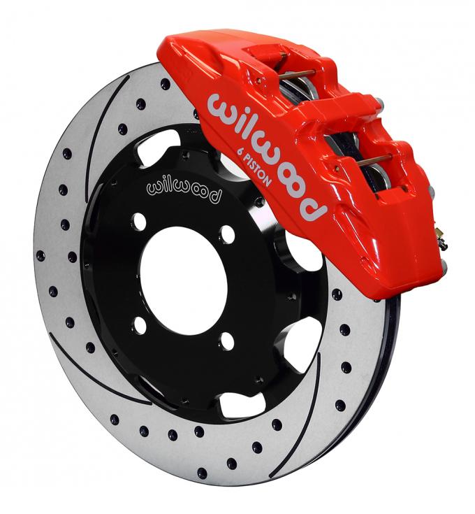 Wilwood Brakes 2011-2014 Ford Fiesta Forged Dynapro 6 Big Brake Front Brake Kit (Hat) 140-11899-DR