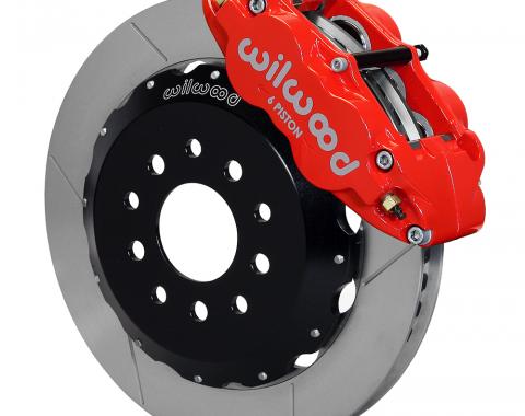 Wilwood Brakes 2005-2014 Ford Mustang Forged Narrow Superlite 6R Big Brake Front Brake Kit (Hat) 140-9110-R