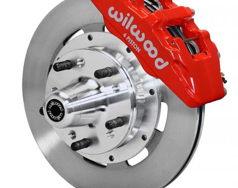 Wilwood Brakes Forged Dynapro 6 Big Brake Front Brake Kit (Hub) 140-10739-R