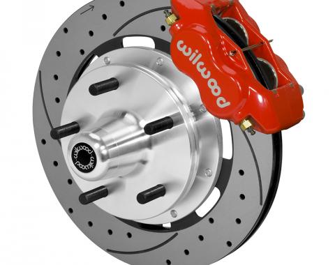 Wilwood Brakes Forged Dynalite Big Brake Front Brake Kit (5 x 5 Hub) 140-14530-DR