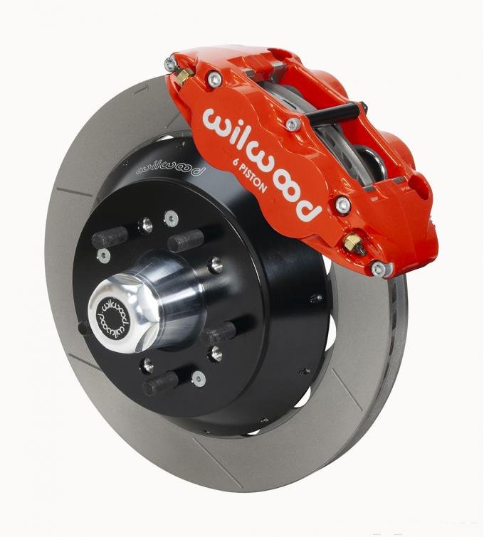 Wilwood Brakes 1957-1967 Ford F-100 Forged Narrow Superlite 6R Big Brake Front Brake Kit (Hub) 140-14837-R