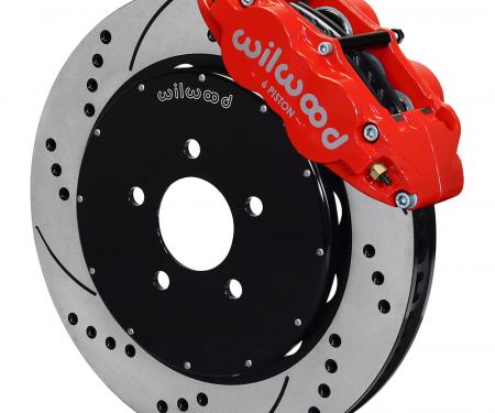 Wilwood Brakes 1994-2004 Ford Mustang Forged Narrow Superlite 6R Big Brake Front Brake Kit (Hat) 140-9117-DR