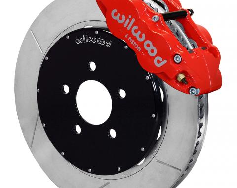 Wilwood Brakes 1994-2004 Ford Mustang Forged Narrow Superlite 6R Big Brake Front Brake Kit (Hat) 140-9117-R