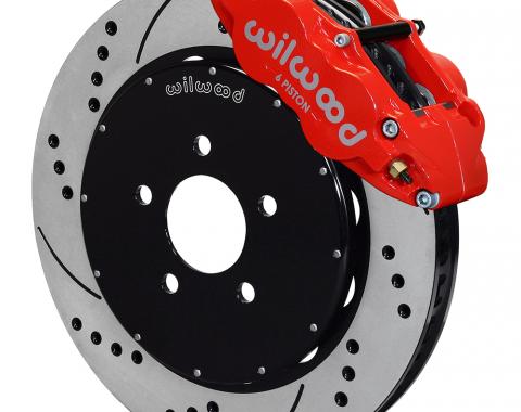 Wilwood Brakes 1994-2004 Ford Mustang Forged Narrow Superlite 6R Big Brake Front Brake Kit (Hat) 140-9117-DR