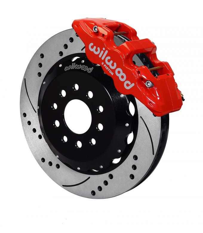 Wilwood Brakes 2005-2014 Ford Mustang AERO6 Big Brake Front Brake Kit 140-10830-DR