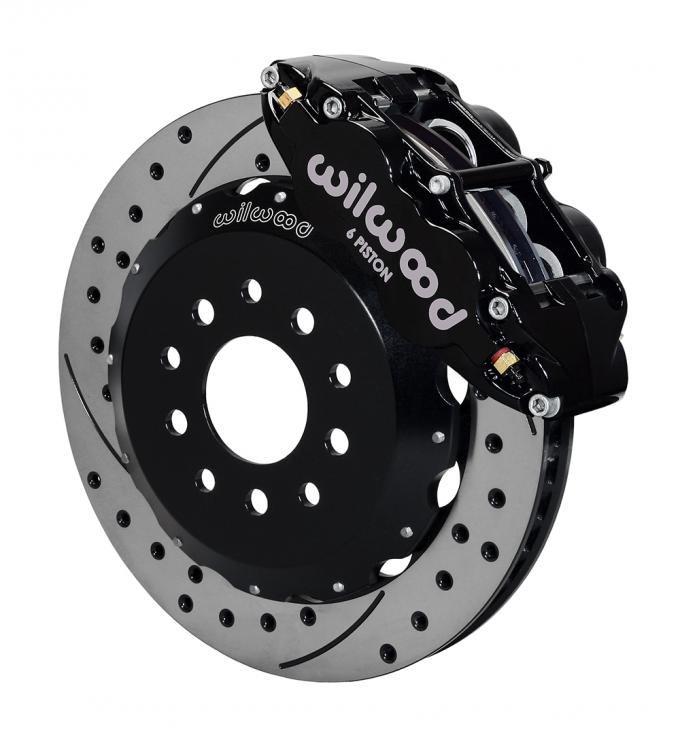 Wilwood Brakes 2005-2014 Ford Mustang Forged Narrow Superlite 6R Big Brake Front Brake Kit (Hat) 140-9110-D